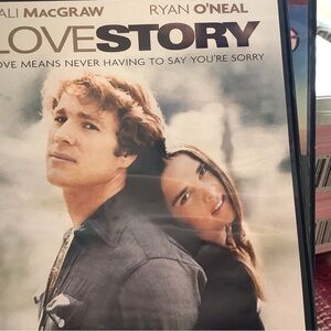 Love Story DVD Cover - Classic Romance